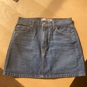 Reformation Ella jean skirt